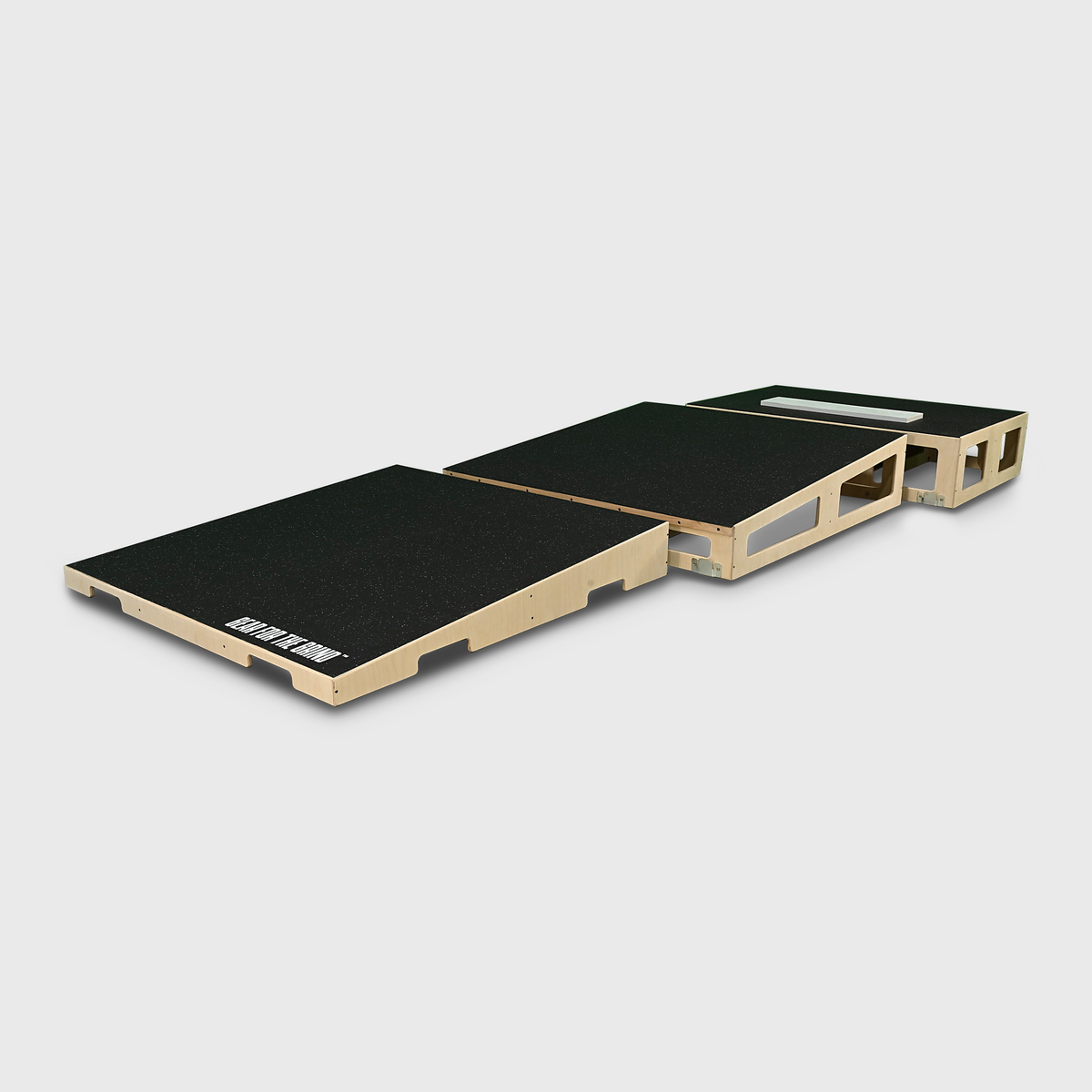 Prospect 10-Inch Modular Pitching Mound easily separates into three pieces for portability and storage.