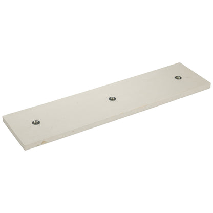 Baseball Pitching Rubber for Pitching Mounds has a 5/8" steel threaded insert. 