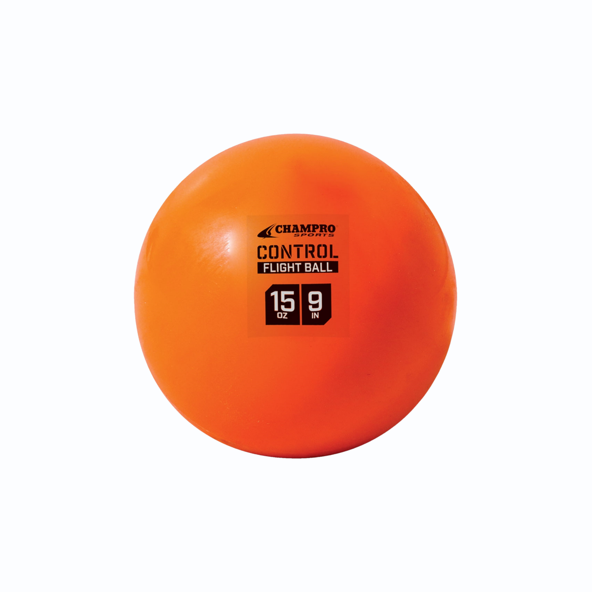 Control Flight weighted balls for baseball hitting practice in bright orange, ideal for training and improving swing power.