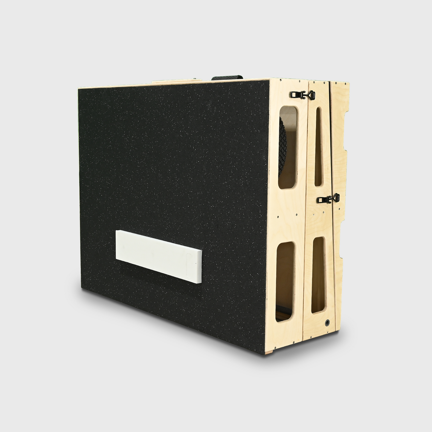 FirstStrike Wheeled 6-inch portable pitching mound with can be stored in a horizontal or vertical position.