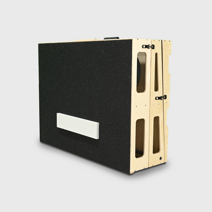 FirstStrike Wheeled 6-inch portable pitching mound with can be stored in a horizontal or vertical position.