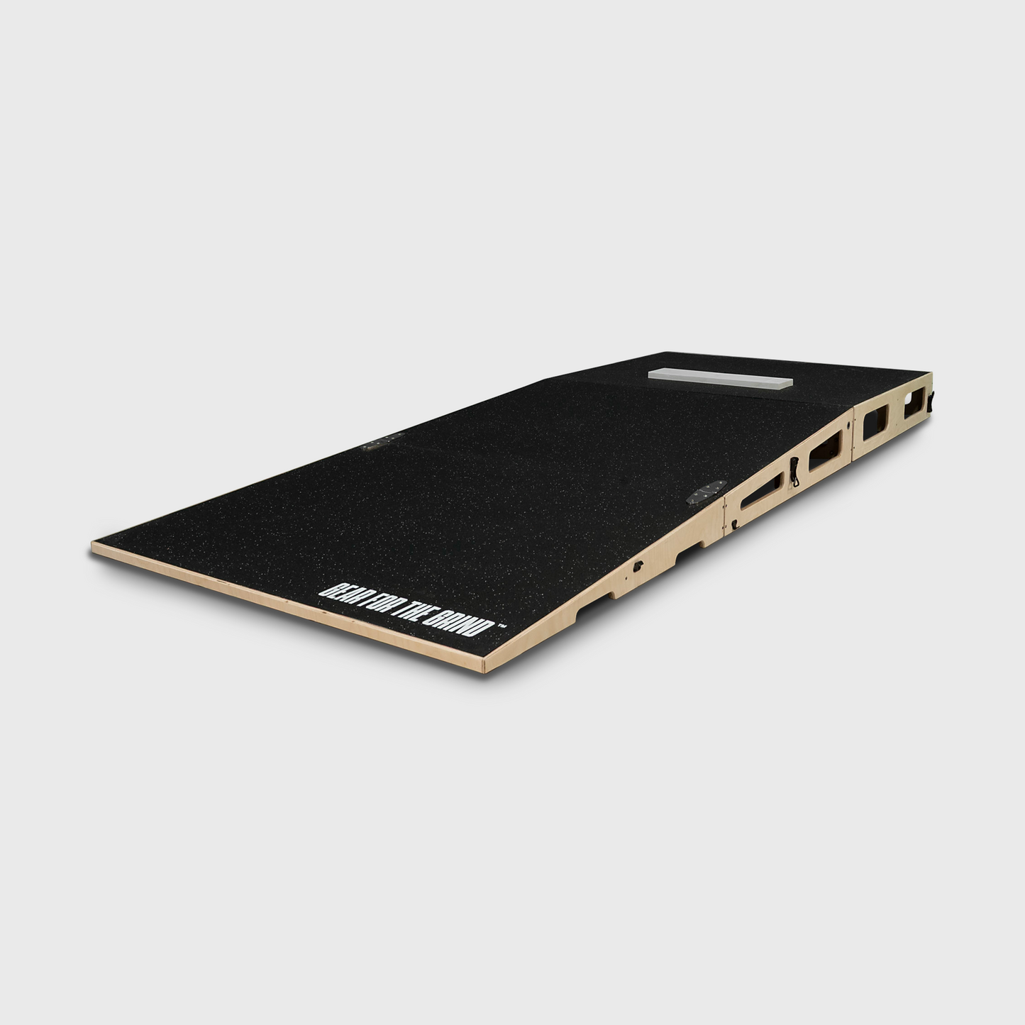 FirstStrike Wheeled 6-inch portable pitching mound side view showing the rubber surface and durable construction.