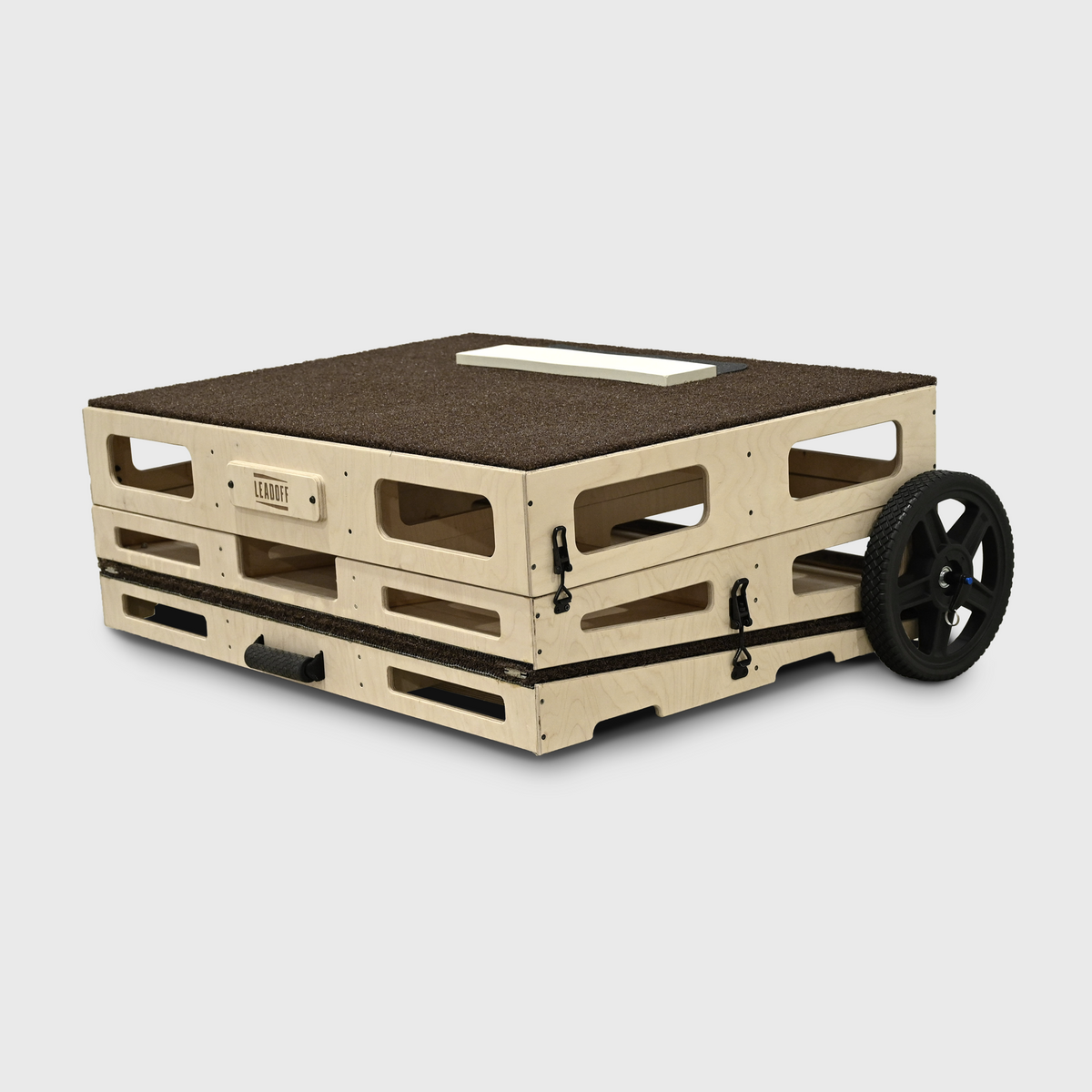 FirstStrike Wheeled 6-Inch Portable Turf Pitching Mound with wheels view