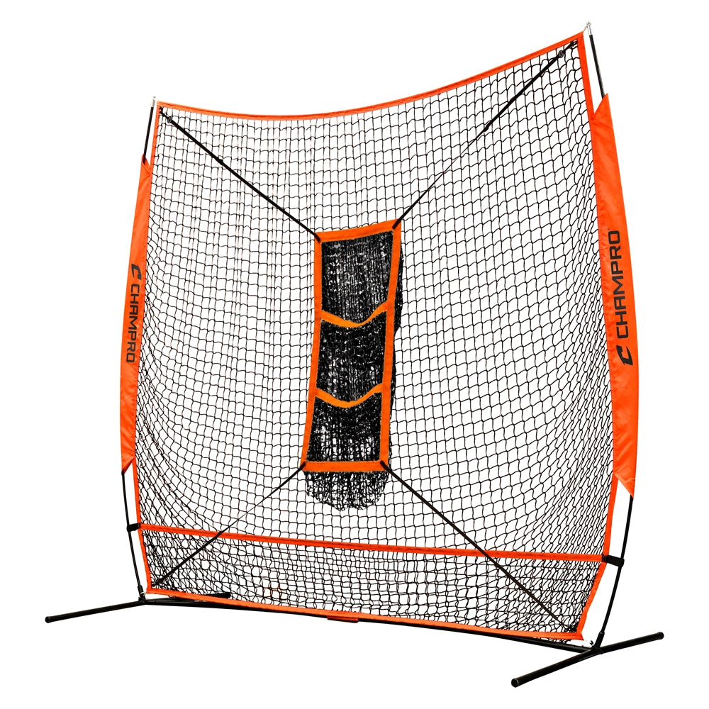 Baseball Pitching MVP Pop Up Screen & Strike Zone 7x7 setup and ready.
