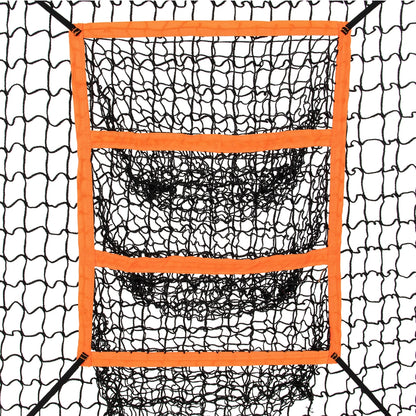 Close up of the strike zone for the Baseball Pitching MVP Pop Up Screen & Strike Zone 7x7